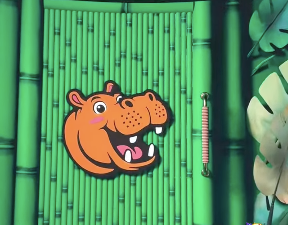 Доска бонусной игры Голодные бегемоты